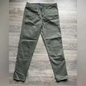 Fairlane Army Green Skinny Pants Womens Size 4 Casual Jean Stretch